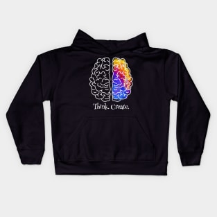 Think. Create. Kids Hoodie